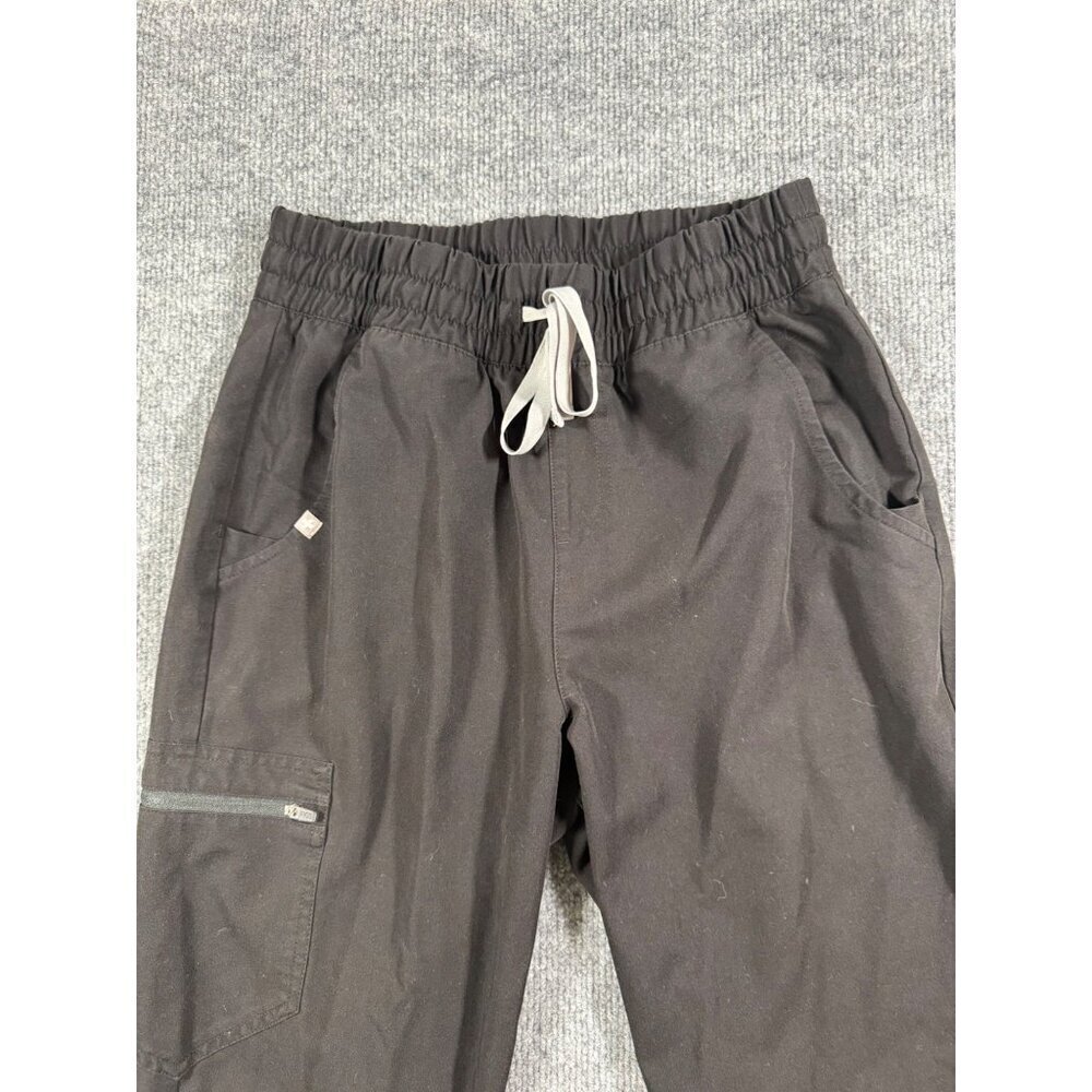 FIGS High Waisted Zamora Jogger Scrub Pants Black Size Small - Picture 5 of 6
